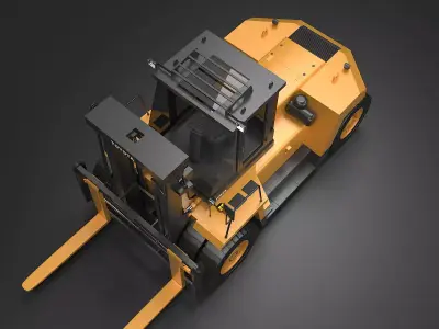 Toyota Forklift 15 -24 Ton 3D model