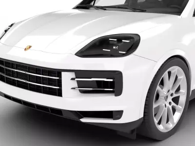 Porsche Cayenne Coupe 2026 3d model 3D model