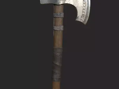 Battle axe 3D model get