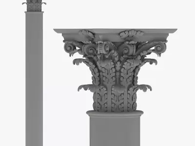 Corinthian Column  3D model