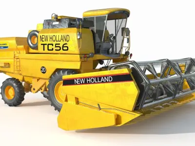  New Holland TC59 Harvester 3D model