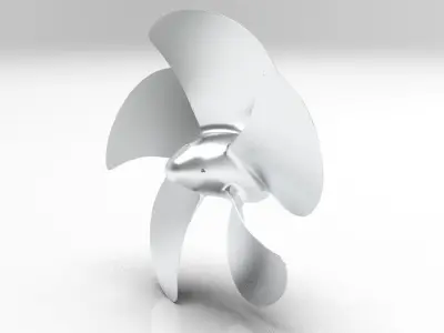 NURBS 5 BLADE PROPELLER OF AZIPOD  3D model