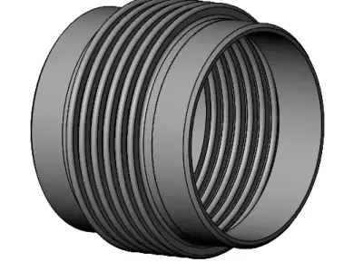 Junta de Expansiva Soldavel - SolidWorks  3D model