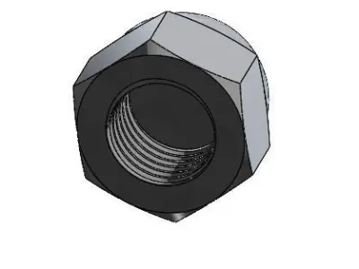M5 CAP NUT 3D model