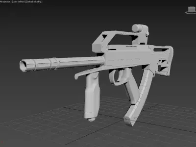 Machine Gun 3D model 22