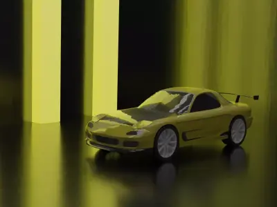 MAZDA RX 7 Free 3D model by vjayprakash805