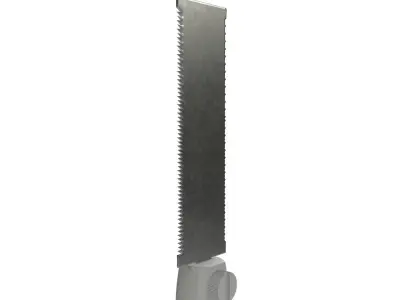 Mini flush cut pull saw 3D model