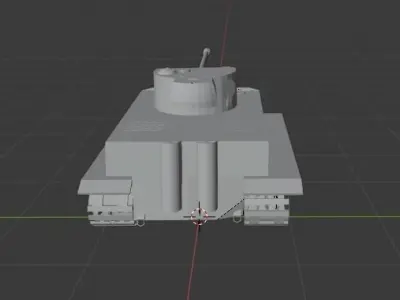 Panther tank Low-poly 3D model buy