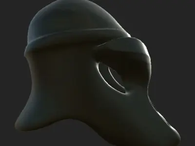 invented helmet 3D model