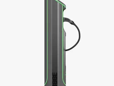 Electric Vehicle Charging Station 5 3D model purchase