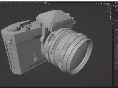 Nikkormat Ftn Camera 3D model