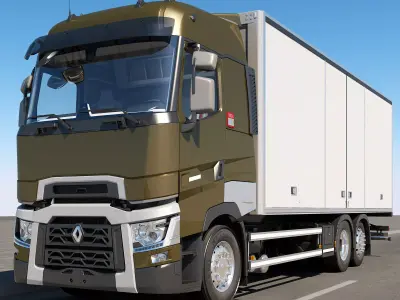 Renault T Range 6X2 Chassis 3D model