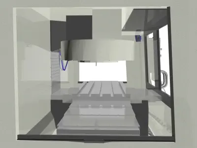 Milling Mashine 3D model