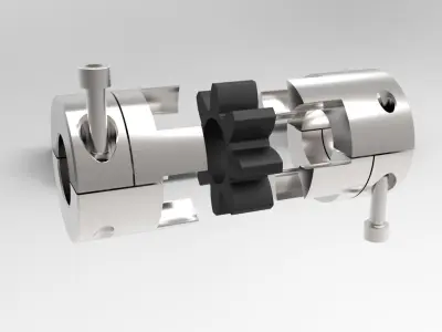 flexible couplings Free 3D model