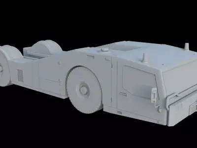 Airport Truck 3D model