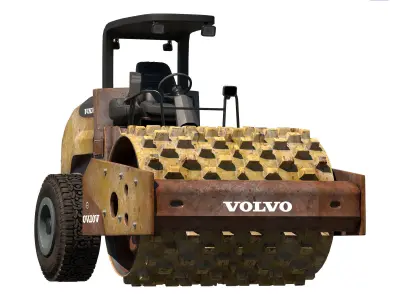 volvo sd45b roller 3D model
