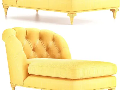 MARCHESE Chaise Lounge Low-poly 3D model