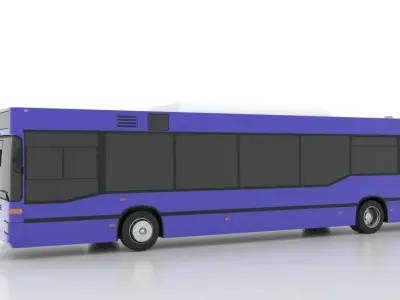 Mercedes-Benz O405GN2 France Low Low-poly 3D model