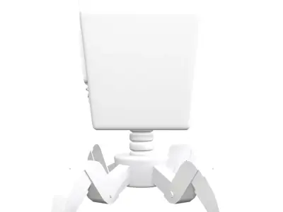 Futuristic 3D Robot Model - Game Ready Low-poly 3D model