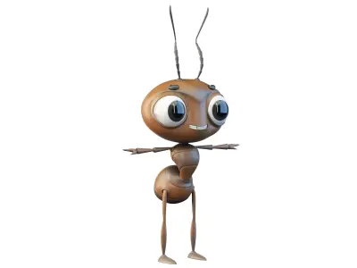 Cartoon Ant Character 3D model purchase