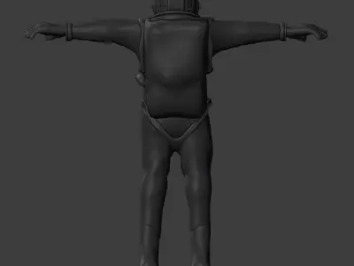 Astronaut space suit Free 3D model