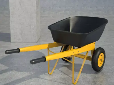 Wheelbarrow 2 3D model
