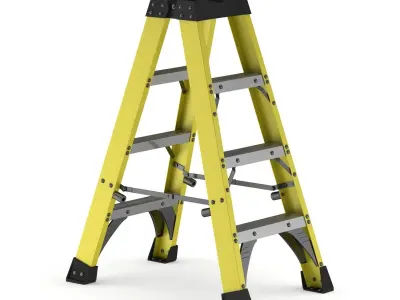 Fiberglass Ladder 3D model