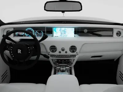  2021 Rolls-Royce Ghost With Inteiror 3D model