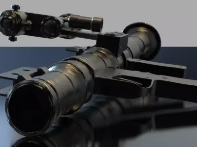 RPG Rocket Launcher 3D model