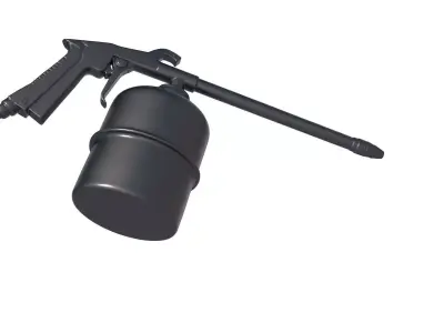 Pneumatic Tar -  Sandblaster Gravity Feed Blaster - Paint spray 3D print model