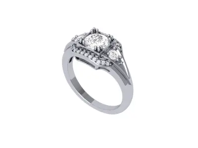 Wedding Ring  3D print model 420