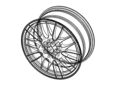 Classics Style Rims 3D model