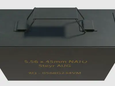 Ammo Box - Game Ready Low-poly 3D model