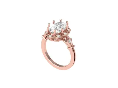 Wedding Ring  3D print model 469