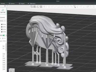 Custom3Dprint Minifigure Accessory - Minifigure Hair S3 - 09 3D print model