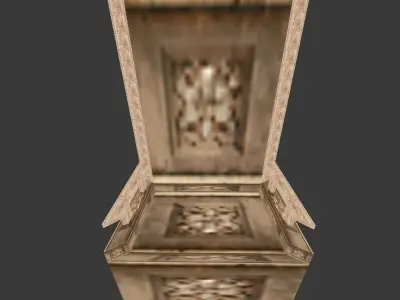 Gerudo Palace Platform Free low-poly 3D model