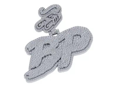 BP Letter Pendent 3D print model