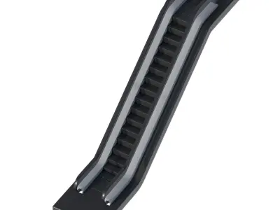 Escalator Low-poly 3D model buy