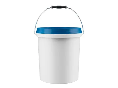 Plastic Bucket 3D model