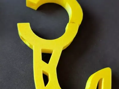 Steering wheel and helmet hook rollcage - Race drift car 3D print model