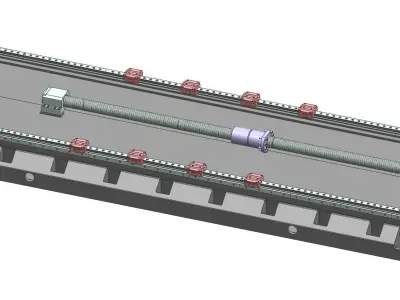CNC Horizontal Machining Center  3D model