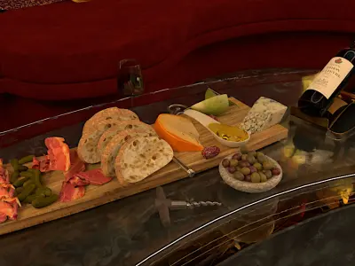 Private Wine Room 3D model