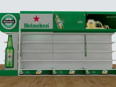 aisle and gondola end Free 3D model