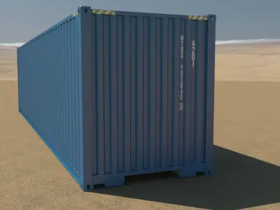40ft Container 3D model