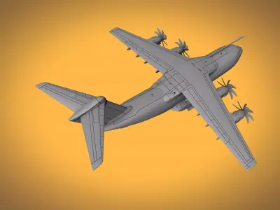 Airbus A400M Atlas Scale 1-144 3D print model