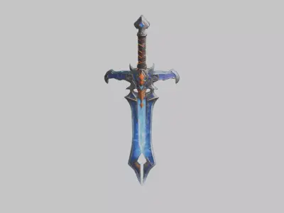 Short Sword Low-poly 3D model buy