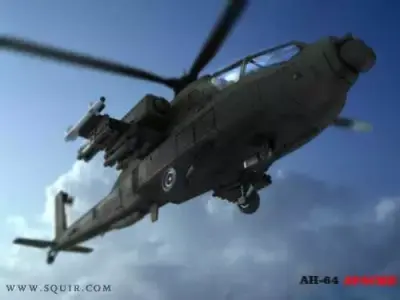 AH-64 Apache 3D model buy