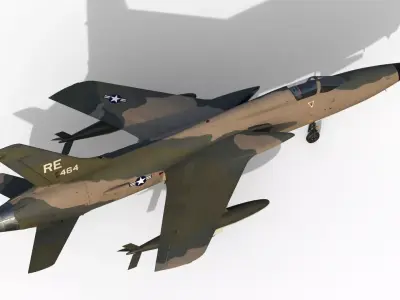 F-105 Thunderchief 3D model