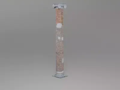 FORMALE Roman Column With Capital 3D model