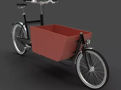 Freight Bicycle 3D model